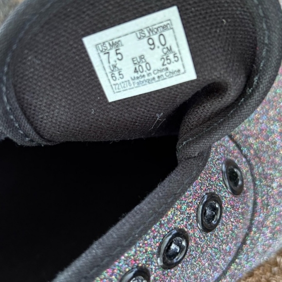Super glittery disco ball Vans holographic sneakers - Picture 5 of 8